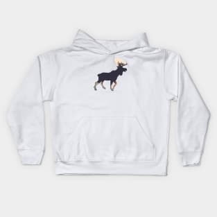 Forest Moose II - Nature Design Kids Hoodie